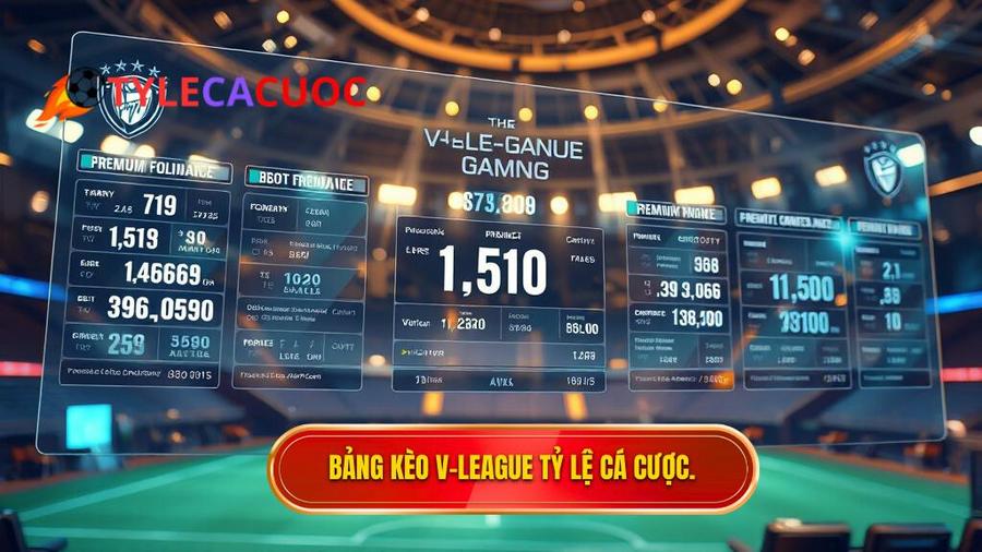 Bảng kèo V-League mới nhất: Bí quyết soi kèo và nhận định chính xác cho bet thủ